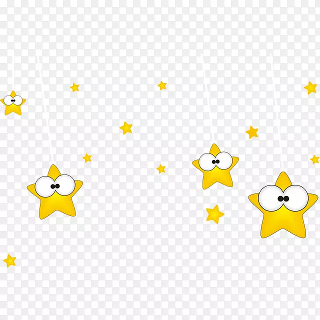 卡通-可爱的卡通黄色小明星