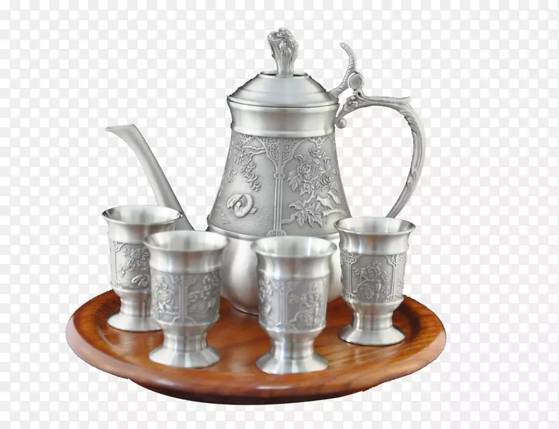 水壶茶壶银制茶具