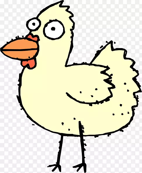 鸟类动画剪辑艺术-鸡图片卡通