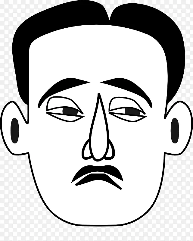 笑脸，悲伤，脸，剪贴画，表情图片