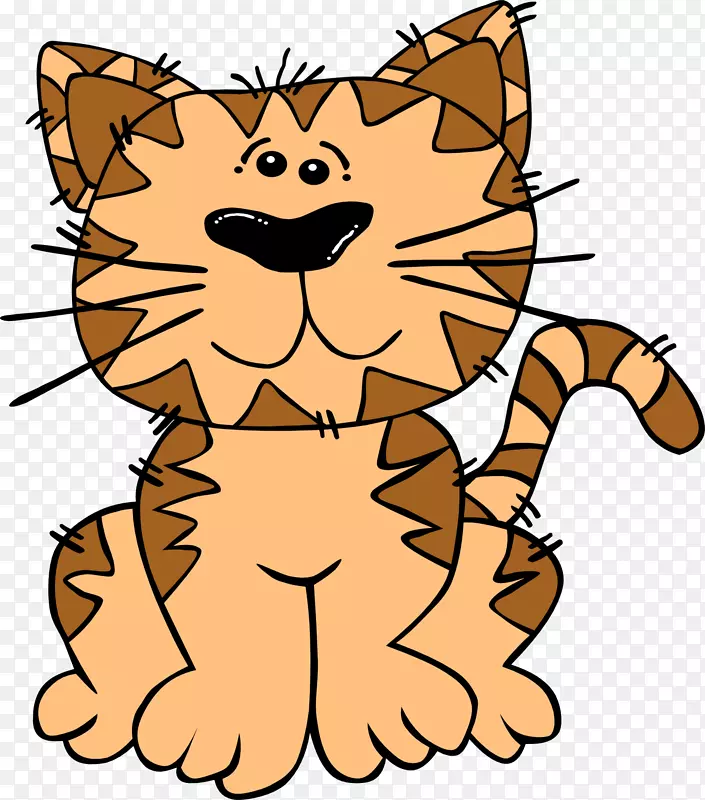 黑猫免费内容剪辑艺术-猫卡通形象