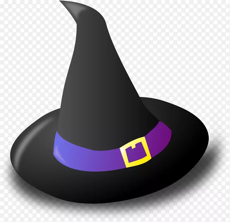 女巫帽，巫术，剪贴画-女巫的帽子剪贴画