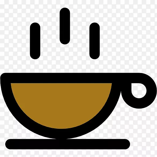 咖啡茶可伸缩图形图标-热茶