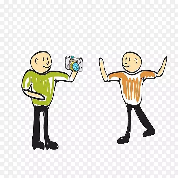 免版税绘画剪辑艺术-摄影人