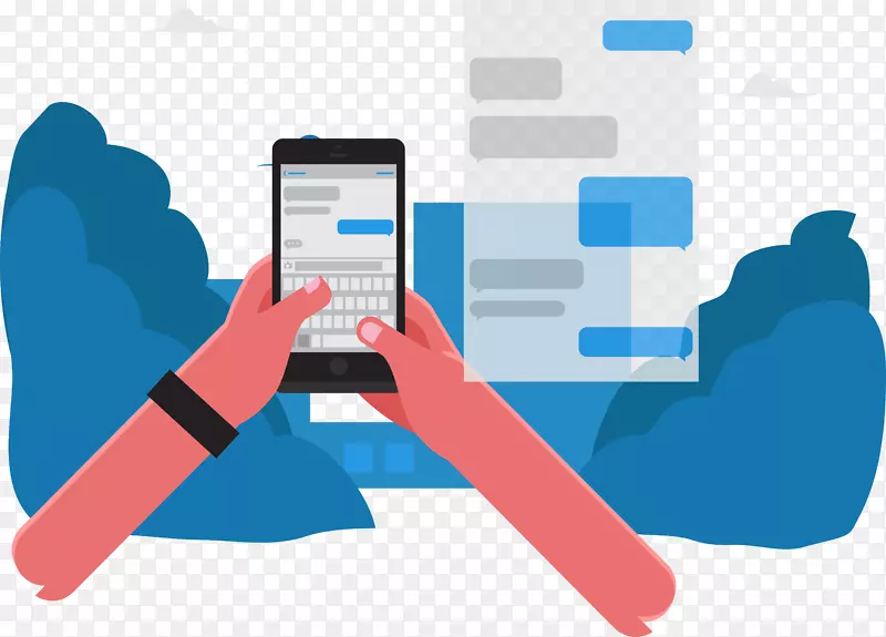 SMS iMessage adobe插画师-MAN发送短信PNG图片素材下载_图片编号524275-PNG素材网
