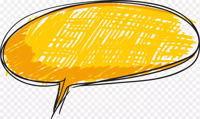 对话框黄色-黄色行对话框