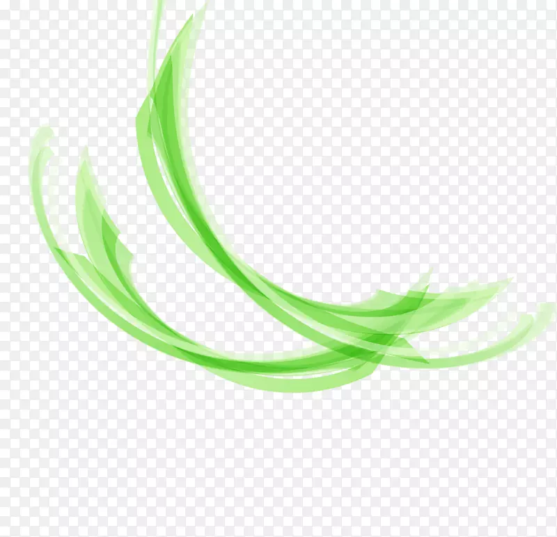 绿色字体-明亮的线条