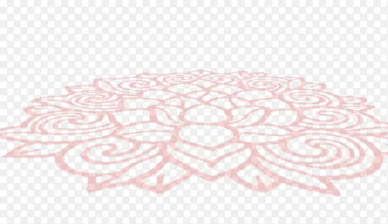 圆圈视觉艺术花瓣图案-中式莲花
