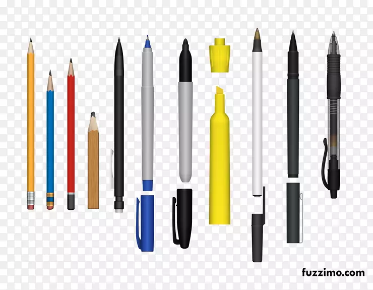 铅笔-各种钢笔