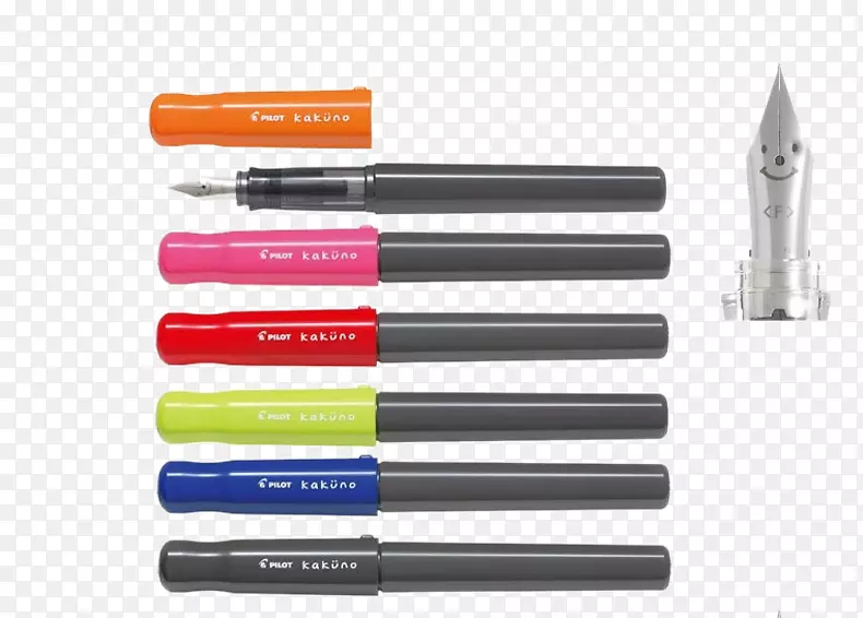 纸钢笔先导笔尖-多容器笔颜色变化