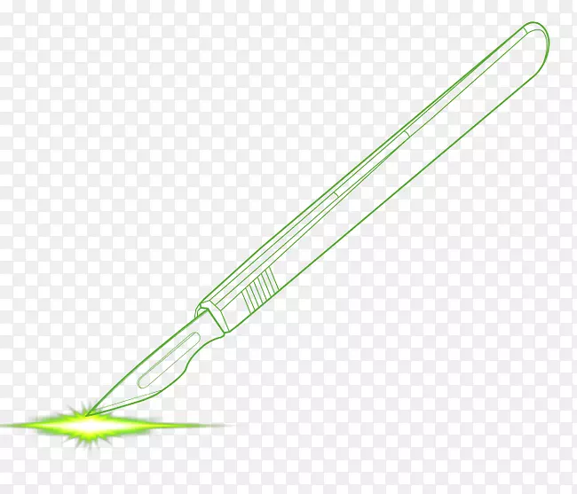 角绿线笔