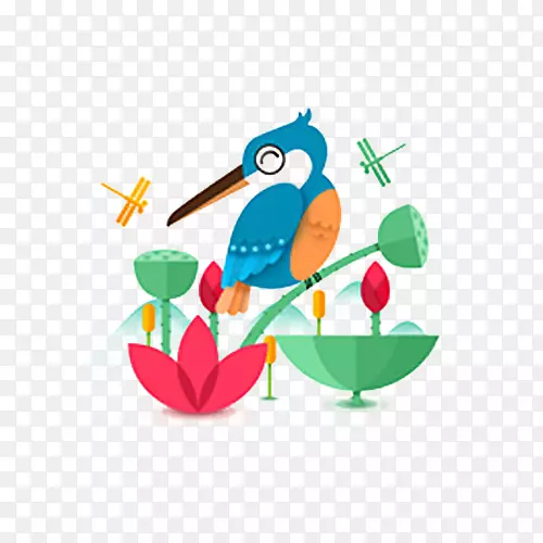 啄木鸟-荷花啄木鸟