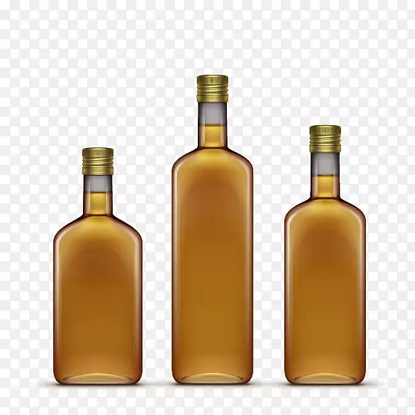 威士忌朗姆酒蒸馏饮料香槟空白瓶包装