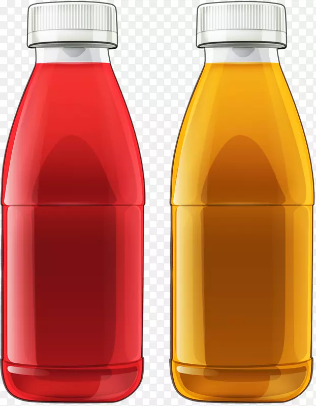 玻璃瓶黄色装满液体