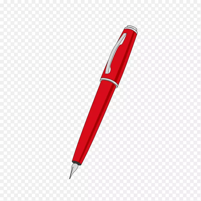 圆珠笔纸笔红笔图案