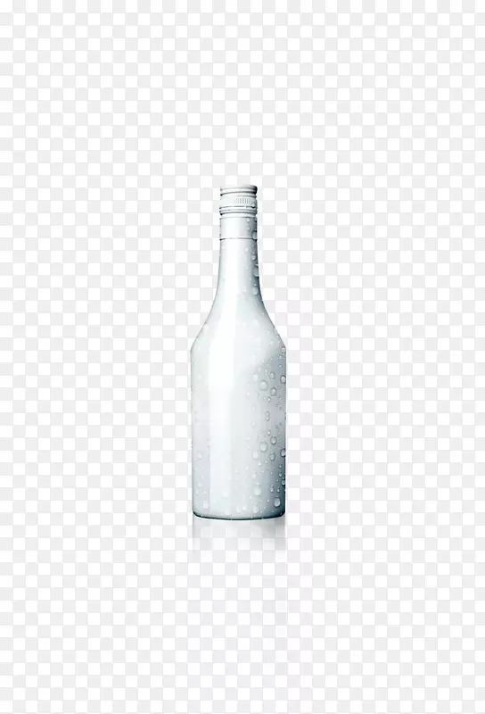 水瓶、玻璃瓶、液体.白色瓶子材料
