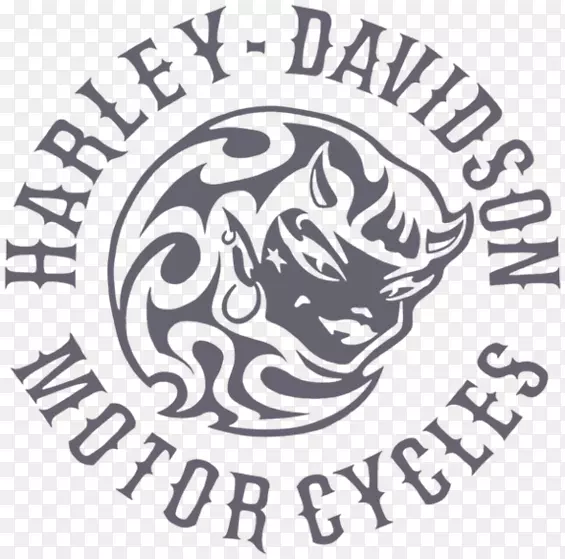 哈雷-戴维森摩托车标志剪贴画-哈雷戴维森字体免费