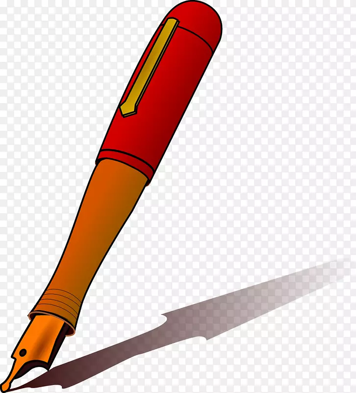 纸制笔夹艺术.红笔