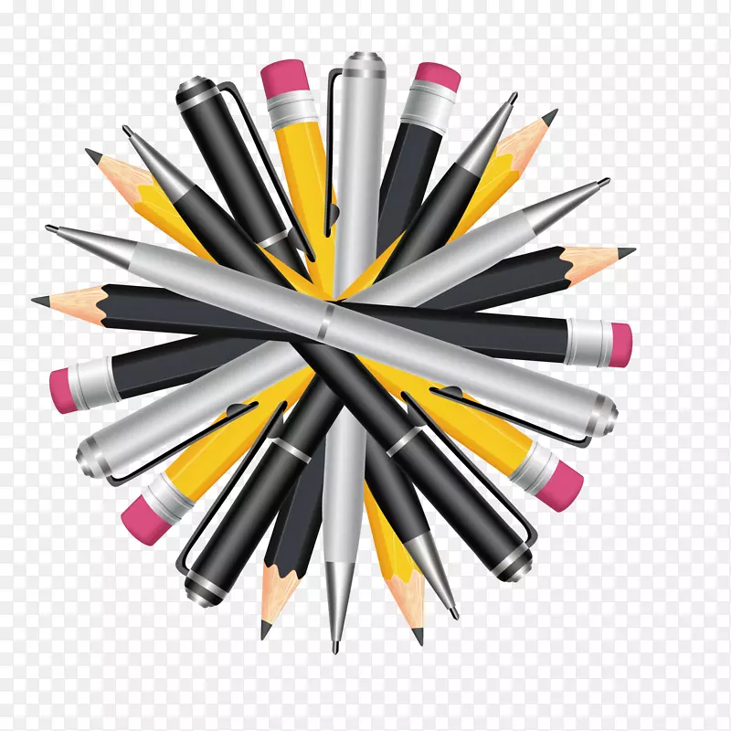 铅笔-制作圆形铅笔和钢笔