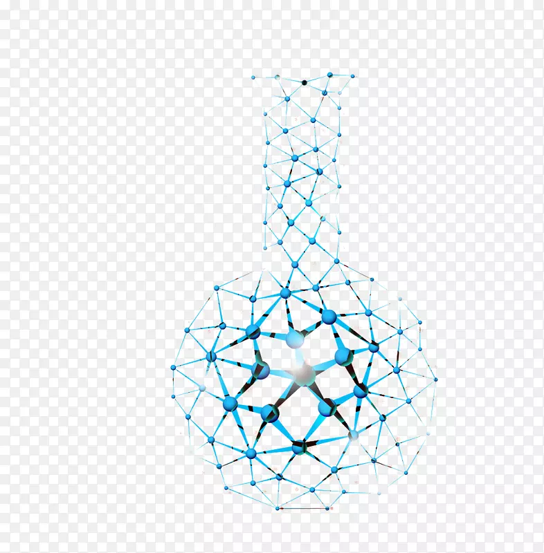 结构分子几何对称性分子图案-瓶状分子结构