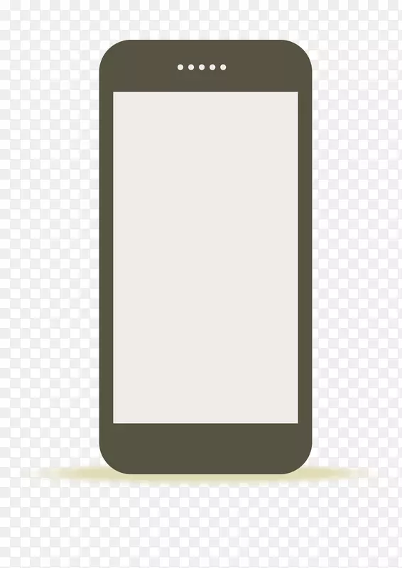 智能手机特色手机绘制.移动电话的卡通背景