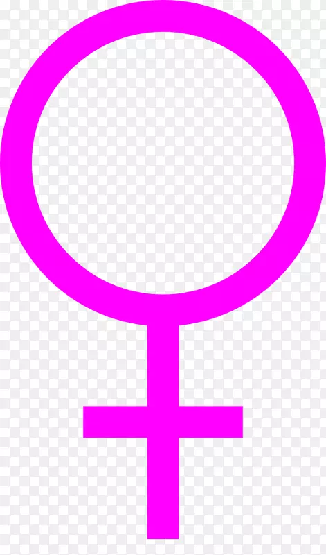 性别符号女性电脑图标剪贴画.花卉剪贴画
