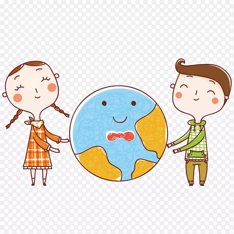 地球日短文-介绍地球儿童