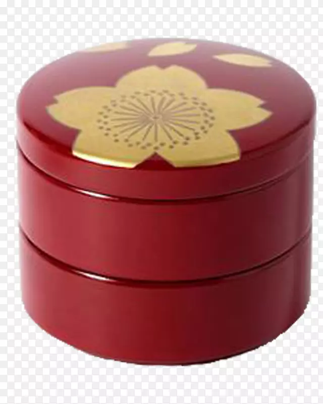 盒樱花漆器-樱花二层首饰盒