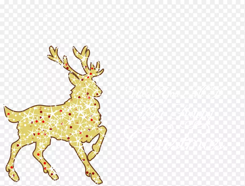 驯鹿圣诞-金鹿