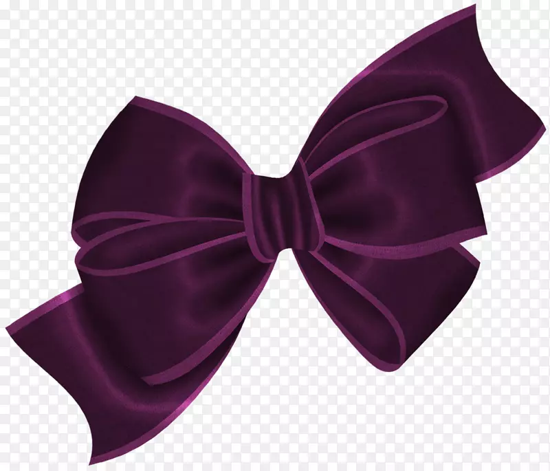 夫人。圣诞彩带结图-紫色蝴蝶结