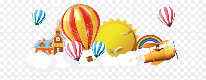 阿克赛哈萨克自治县飞机气球飞行图