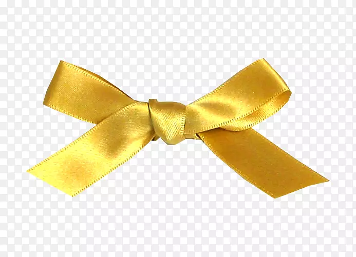 金缎带材质-亮金蝴蝶结