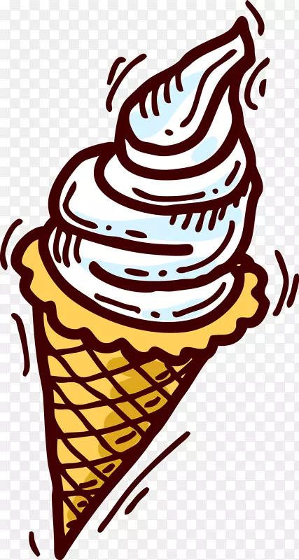 冰淇淋夹艺术-快餐冰淇淋