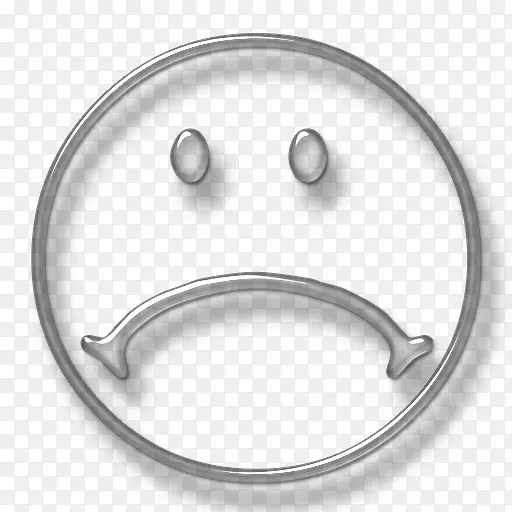 悲伤笑脸电脑图标剪贴画图片和白色悲伤笑脸符号