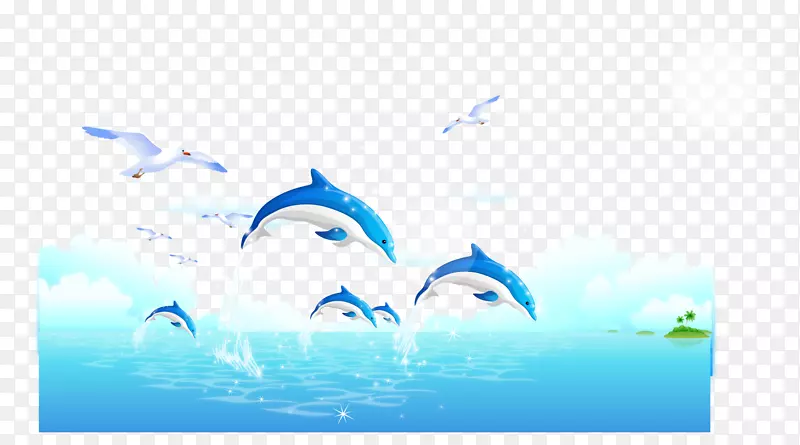 免版税海豚插图-海豚背景资料海