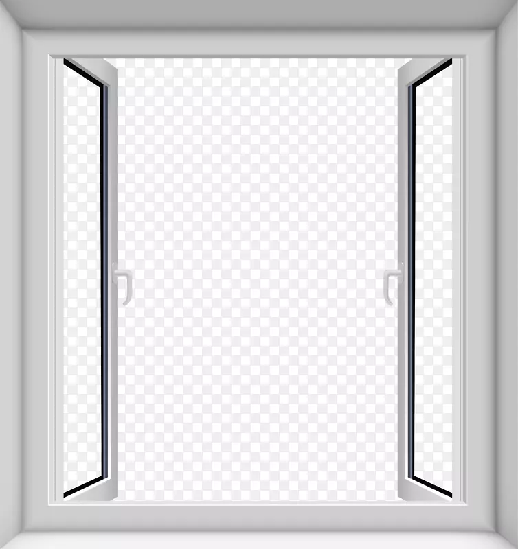 窗台电脑图标，光景隔热玻璃-白色家居装饰，无窗垫