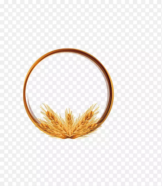 圆身珠宝-创意小麦