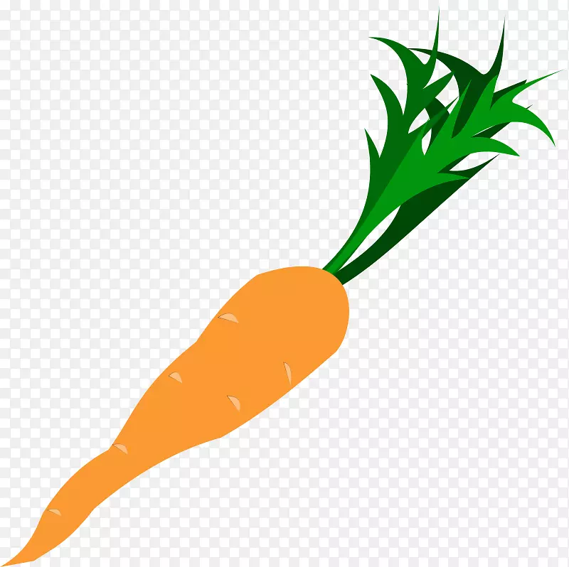 小胡萝卜蔬菜剪贴画-万圣节糖果剪贴画