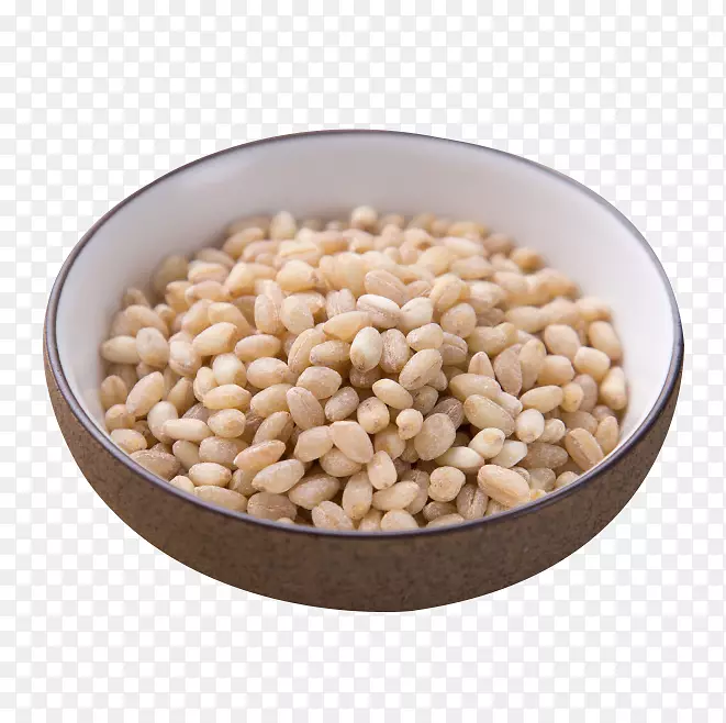 普通小麦素食菜五粒小麦浆果u6742u8c37一碗麦粒