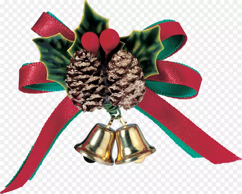 圣诞树礼物.顶部圣诞节装饰.铃状材料