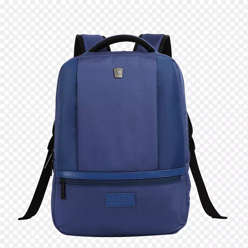 书包-简单的蓝色学生背包