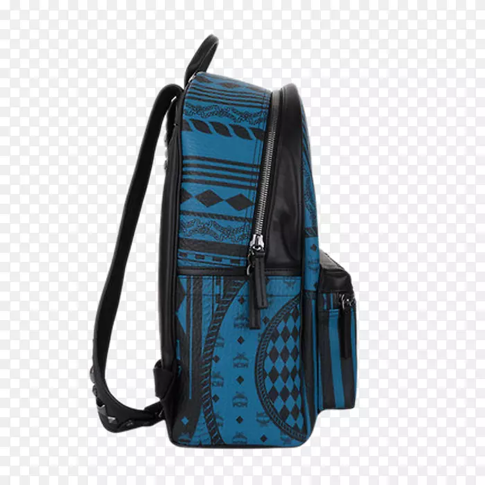 电动蓝色手袋背包送信袋蓝色装饰图案背包