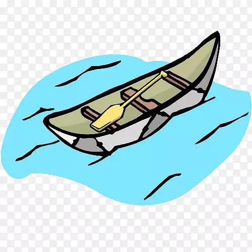划艇划桨夹艺术.风浪中心船
