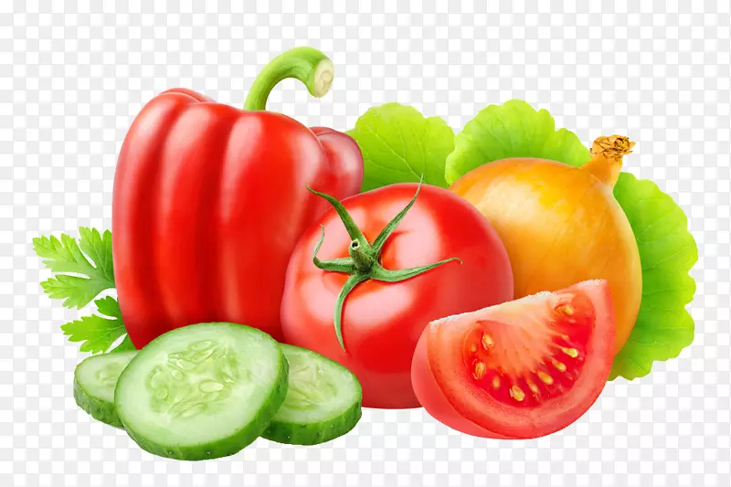 肉汁汉堡蔬菜番茄茄子新鲜蔬菜
