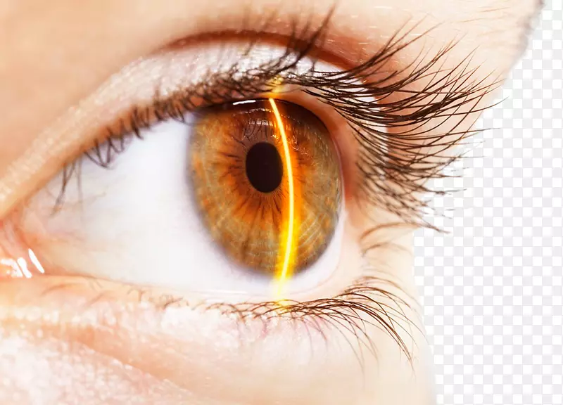 眼睛虹膜识别人体技术美容睫毛