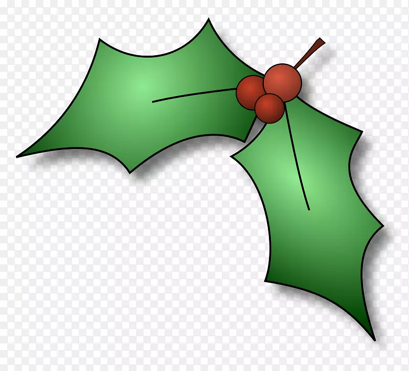普通冬青圣诞树免费内容剪贴画圣诞冬青图片