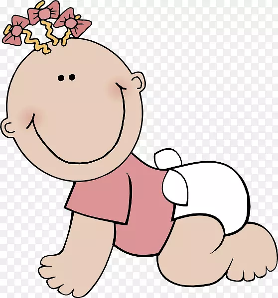 婴儿尿布-婴儿剪贴画-可爱的婴儿图片卡通