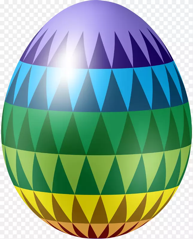 复活节彩蛋摄影彩色三角形彩蛋