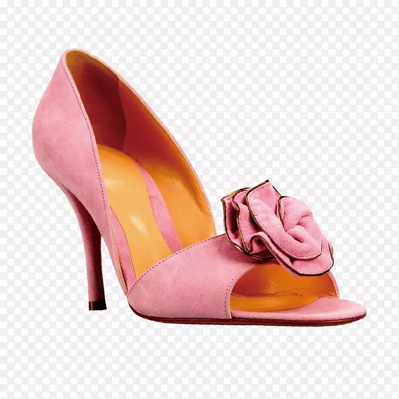 鞋跟高跟鞋粉红色阿萨茨红女士高跟鞋