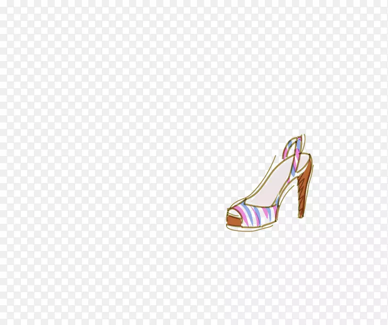 高跟鞋凉鞋LG Prada 3.0手绘高跟鞋